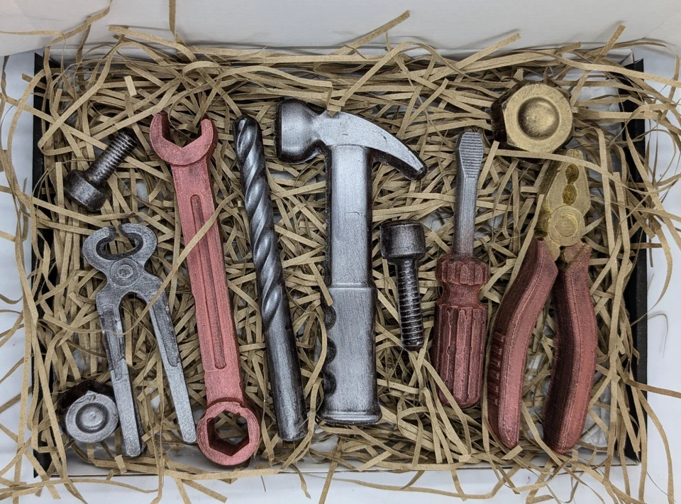 Christmas present.Tools gift!Belgian Chocolate Tool Set. Unique sweet Gift dad - Image 3 of 3