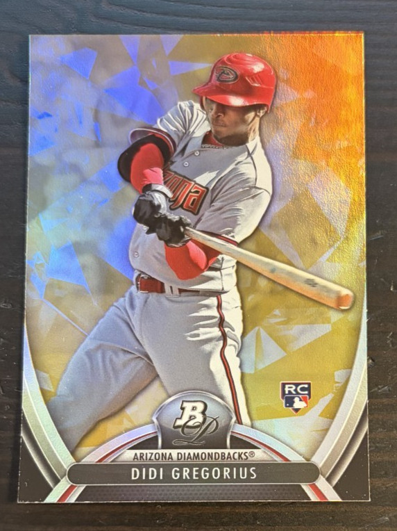 2013 Bowman Platinum DIDI GREGORIUS Gold Parallel Rookie Card RC #88