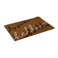 FußMatte Kokosmatte TüRmatte 40X60Cm FußAbtreter Schmutzfangmatte TüRvorleger