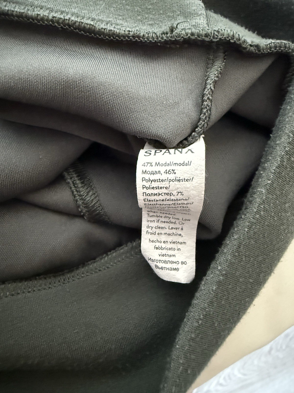 SPANX Women's Gray Half Zip Pullover Sweatshirt S… - image 4