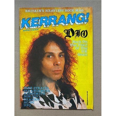 DIO KERRANG NO.119 MAGAZINE MAY 1 1986 -  DIO COVER WITH MORE INSIDE UK