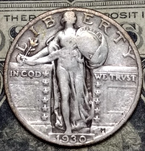 1930 Standing Liberty Quarter ~ Nice Fine