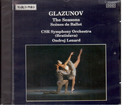 Glasunov: Die Jahreszeiten, Szenen aus dem Ballett / Ondrej Lenard, CSR Symphony Orc - CD