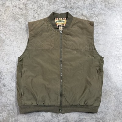 Bob Allen Vest Mens XL Green Quilted Full Zip Hunting Lined Outdoor Workwear