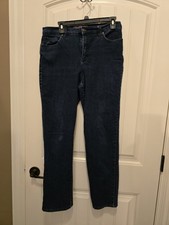 Gloria Vanderbilt Amanda Straight Blue Jeans Women's 12x28 Inseam