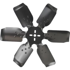 Derale Performance; 18" Steel Blade Race Fan; Rigid Fin Design; Reverse