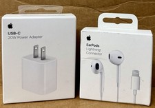NEW Apple Earpods iPhone Lightning Cable Headset Wired  USB-C 20W Power Adapter