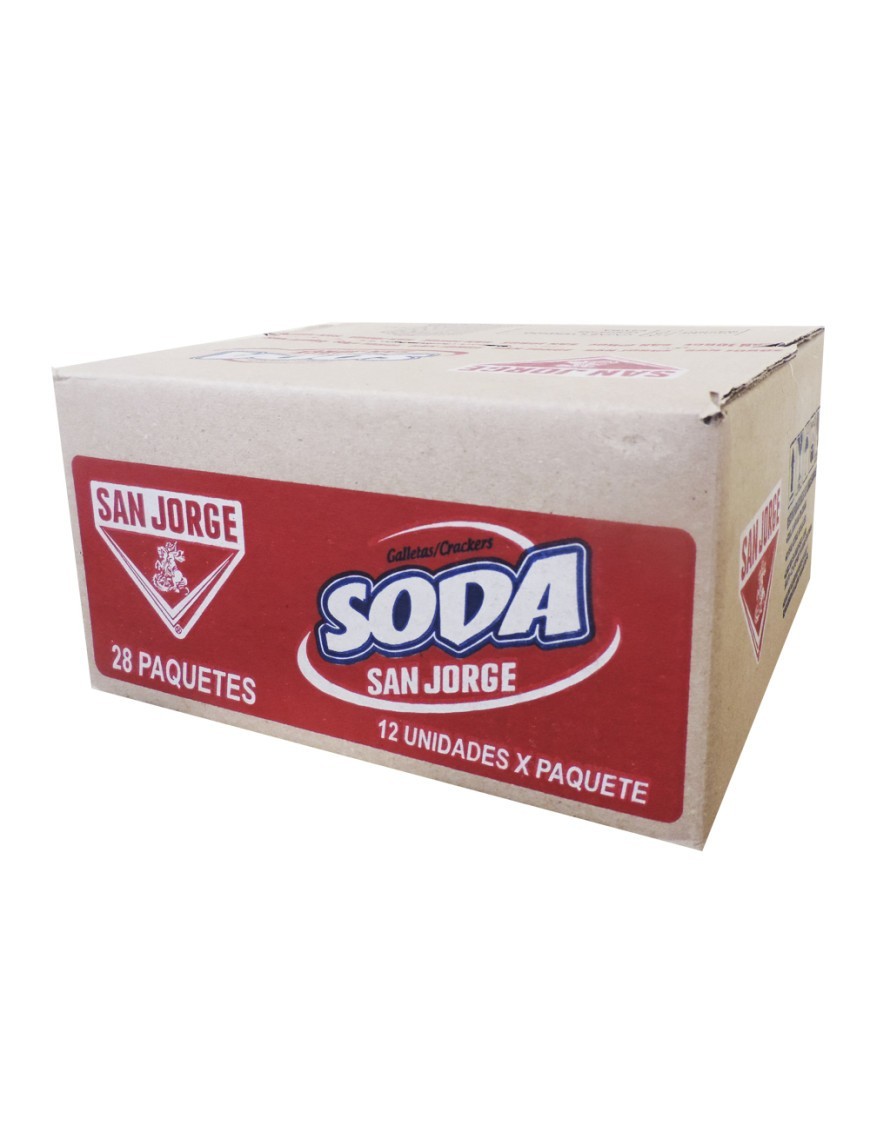 GALLETAS - SODA - SAN - JORGE 6+1 - CAJA X 4 PAQUETES