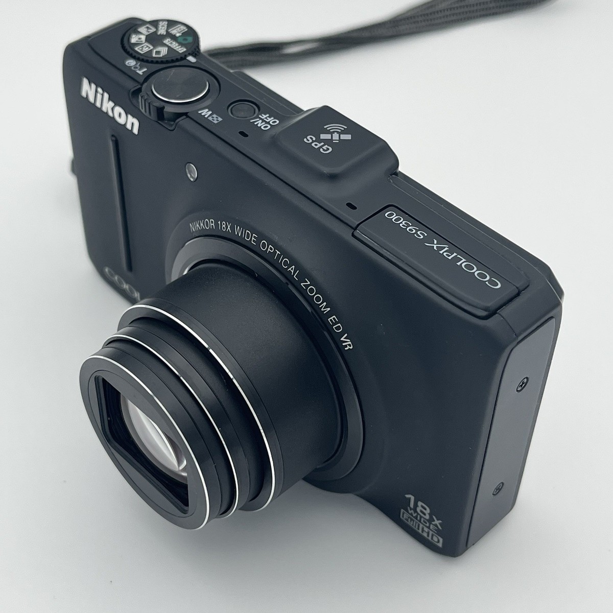 EXC+5] Nikon COOLPIX S9300 Black Digital Camera 16.0MP 18x Optical