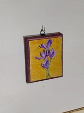 Zafferano Sardo SomniaLab# legno riciclato,lavorato e dipinto a mano idea regalo