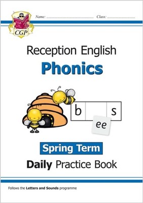Reception Phonics Daily Practice Book: Spring Term by CGP Books (Paperback Book)