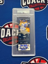 Terry Collins & Tom Hallion DUAL Autographed & Inscribed 