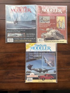 1984 Fine Scale Modeler 3 Issues Jan/Feb Mar/April Nov/Dec