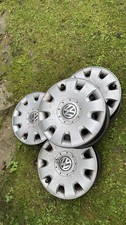Stahlfelgen 6x15 Original VW mit Radkappen, 4 Stück
