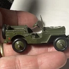 Vintage Old Military Jeep Car Dinky Toys England By Meccano Ltd Collectible 1950