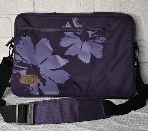 Golla Laptop Bag Purple Size 15.5 x 11” x 1.5” Handle and Crossbody Strap - Picture 1 of 15