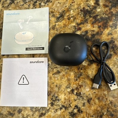 Anker Soundcore Life P3 Wireless Bluetooth Noise Cancelling Earbuds A3939- Black