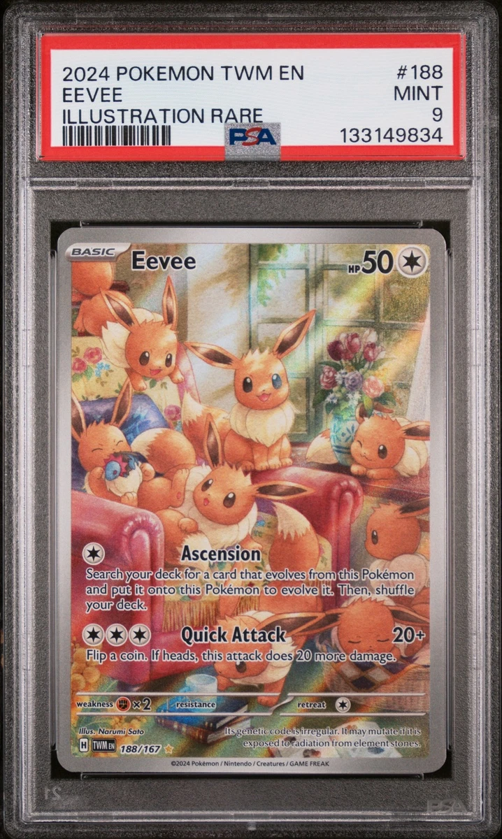 Eevee Pokémon TCG Professional Sports Authenticator (PSA