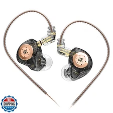 keephifi KZ EDX Pro in Ear Monitors Wired Headphones Dual DD in Ear Earphones