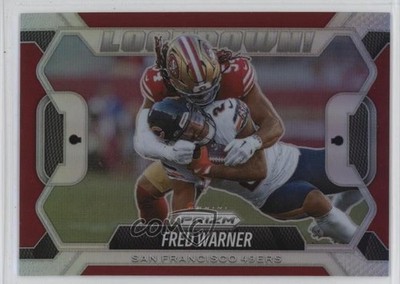 2025 Panini Prizm Lockdown! Fred Warner #18 1kh3