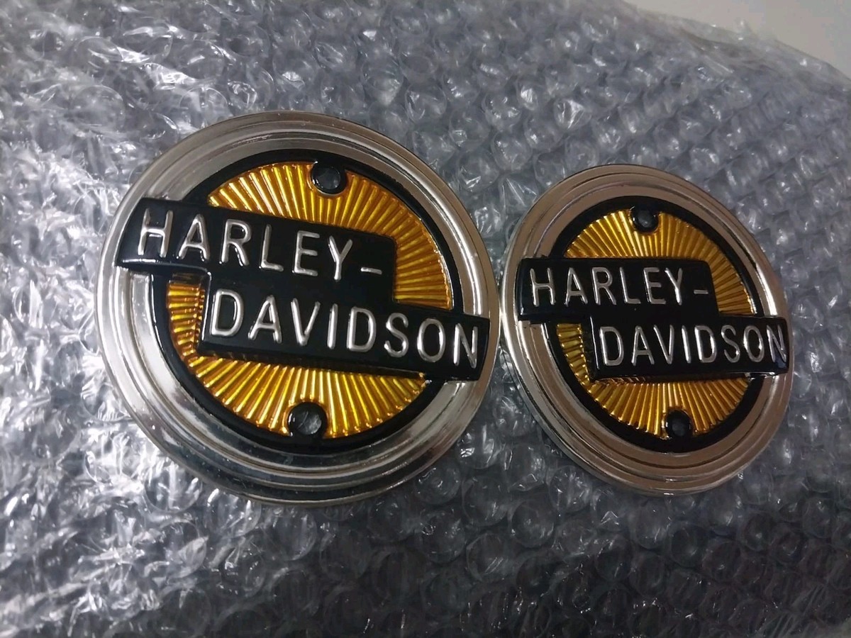 Gas Tank Emblem Fit For Harley Davidson Panhead 1958 Pair | eBay Gas Tank Emblem Fit For Harley Davidson Panhead 1958 Pair | eBay