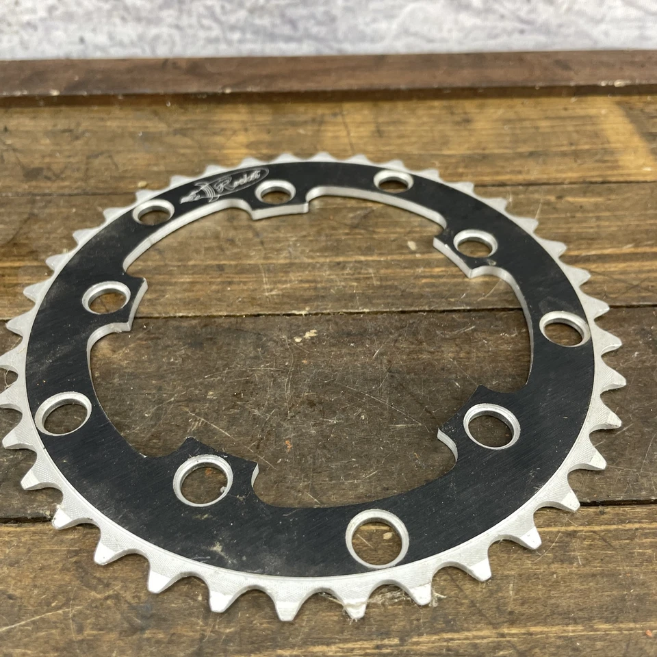 Plato BMX Rocket 38t Vintage 110 BCD Aleación Old MId School 38 Dientes Foto 4 de 4