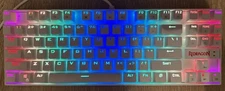 White Mechanical Gaming Keyboard RGB (Blue clicky and tactile switches)
