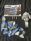 LEGO Star Wars 75316 Mandalorian Starfighter Incomplete W/ Figs (READ DESC.)