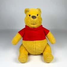 Disney Store Winnie The Pooh Plush Bear Stuffed Animal 12" Tall Sitting