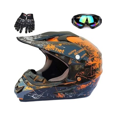 ZJRA Jugend Motorradhelme, Kinderfahrradreithelm (S),Junge Und Mädchen, Roller