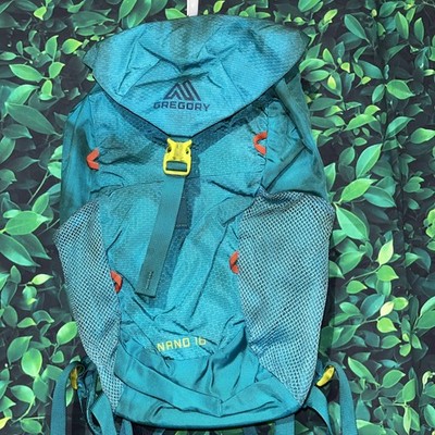 Gregory Teal Blue Nano 16 Backpack With Defects