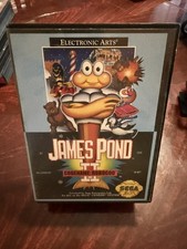 JAMES POND II 2 Codename Robocod Sega Genesis CASE & ARTWORK ONLY