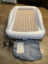 Inflatable Toddler Bed Air Mattress With Pump Carry Bag 310 lbs Max Weight Eltow