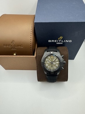 Breitling Avenger Chronograph 45 Night Mission (OD Green) + box, paper, extras