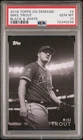 2018 Topps on Demand Baseball Mike Trout Black & White Card #2 Graded PSA 10
