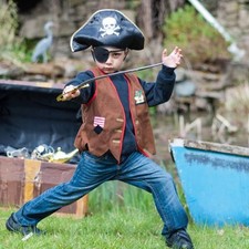 Pirate Fancy Dress/ Costume Accessory Pack Sizes Available Age 3 - 8 Years