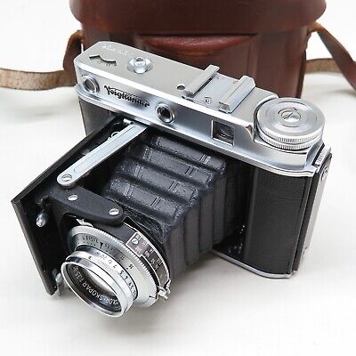 Voigtländer Perkeo E III w/Skopar f/3.5 80mm - Accs. - Fine Voigtländer Perkeo E III w/Skopar f/3.5 80mm - Accs. - Fine
