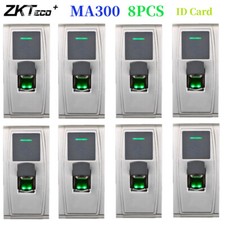 8 Pack ZKTeco MA300 Fingerprint Security Door Access Controller Keypad ID Card