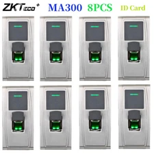 8 Pack ZKTeco MA300 Fingerprint Security Door Access Controller Keypad +ID Card