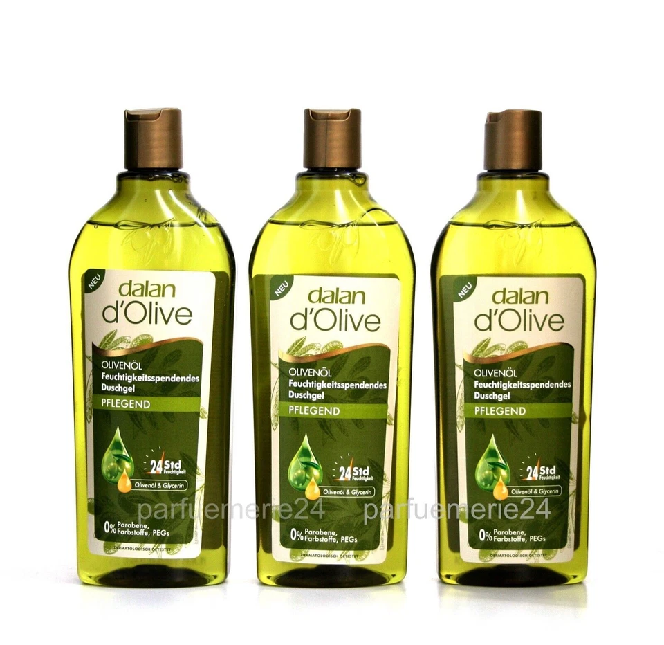 dalan d'Olive Olivenöl Duschgel pflegend 3 x 400 ml im Set