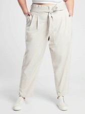 Athleta Abalone Grey Skyline II Athleisure Travel Lifestyle Pant 530640 NWT 16
