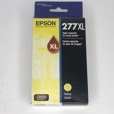 EPSON 277XL Yellow Ink High Capacity Claria Photo HD T277XL420 Exp. 06/21