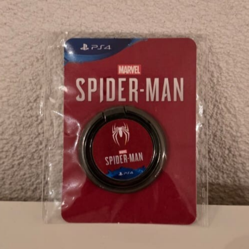 Rare Promo Marvel PS4 Spider-man Swag Phone Ring Holder Factory sealed - Afbeelding 1 van 2