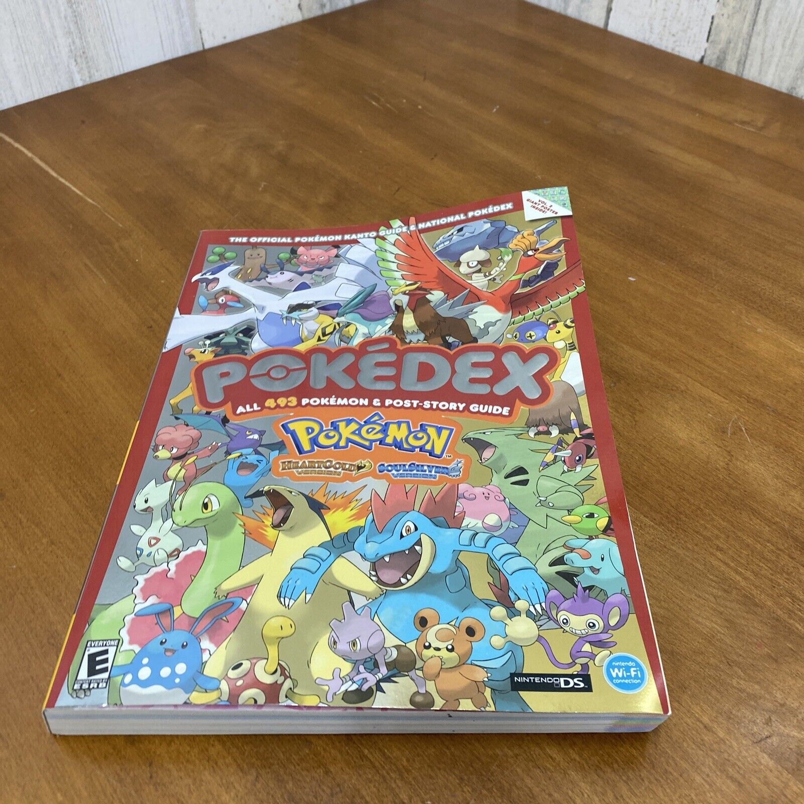 Pokemon Heartgold Soulsilver Volume 2 Strategy Guide Book Pokedex W/ Poster  9780307468055