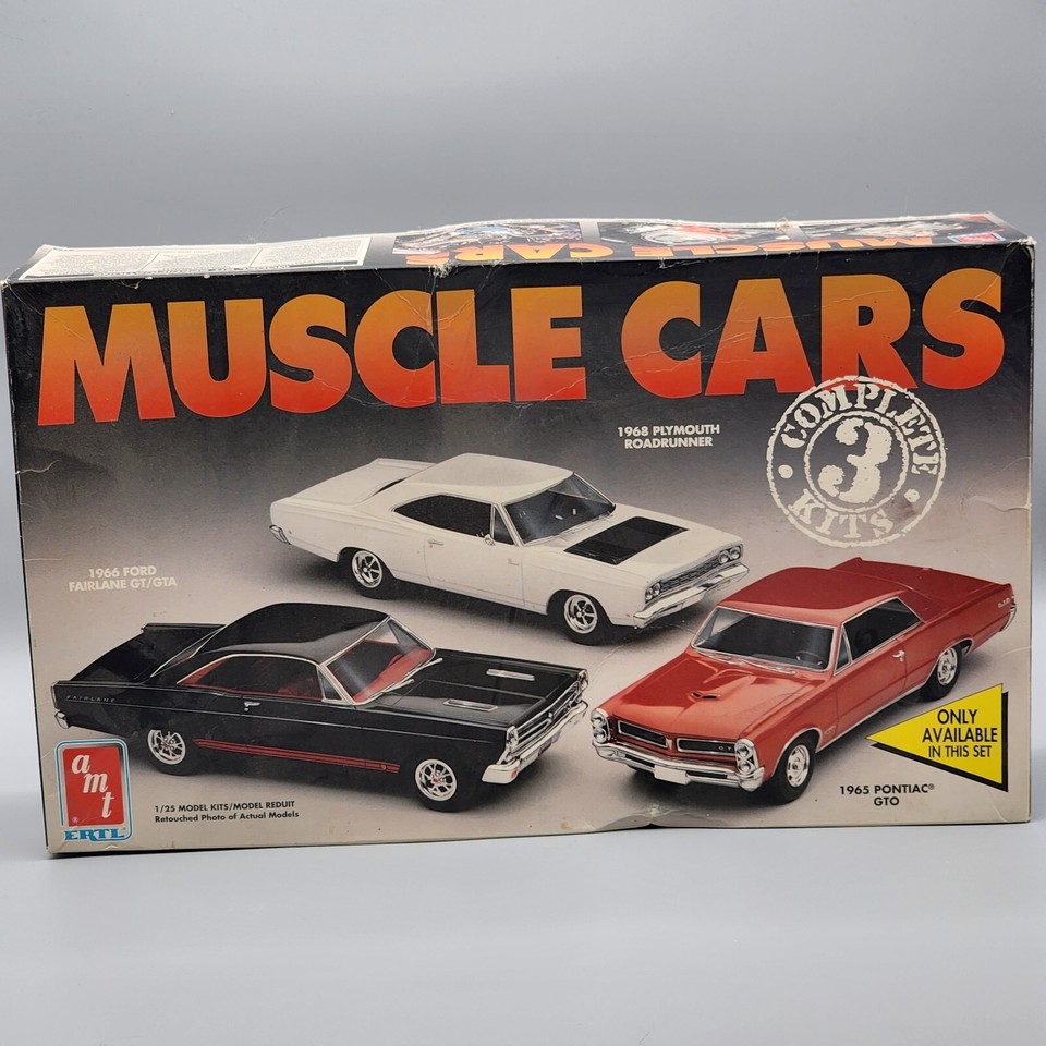 AMT/ERTL 1/25 Muscle Cars 3 Kit Set Parts Kit Bash Chassis 1 | eBay