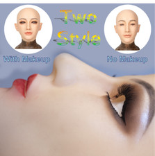 Realistic Silicone Female Mask Face Mask For women For Crossdresser To Cosplay