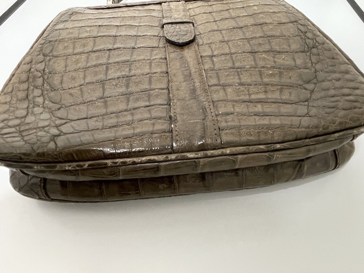 Krokodilledertaschen Echte Krokodilleder Tasche Gebraucht