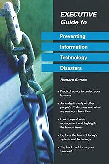 Executive Guide to Preventing Information Technology Dis... | Buch | Zustand gut