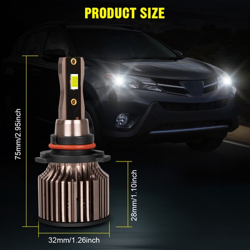 Faros LED ALTOS/BAJOS Q7 blancos para Chevy Silverado 1500 2500HD 2007-2020 - Imagen 10 de 18
