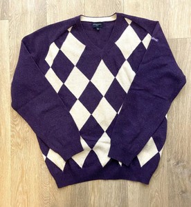 burberry sweater mens purple